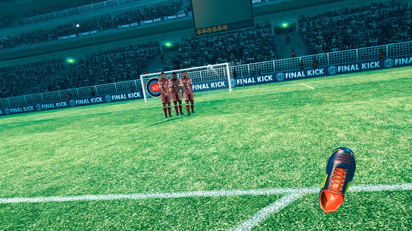 Final Kick VR - Virtual Reality free soccer game for Google Cardboard