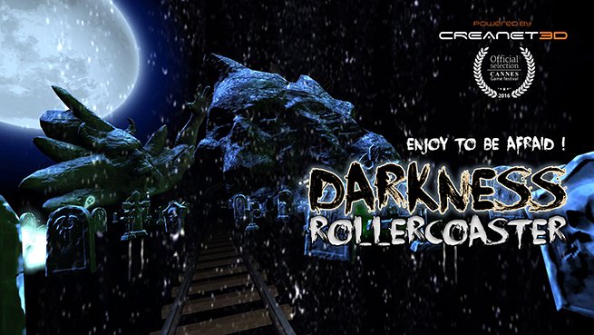 montaña rusa oscuridad VR